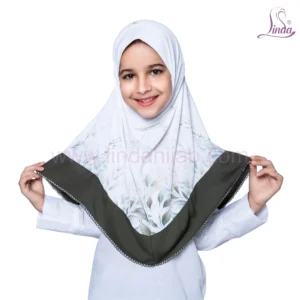 Girls Floral Instant Hijab – Lightweight Modest Prayer & Everyday Khimar for Kids