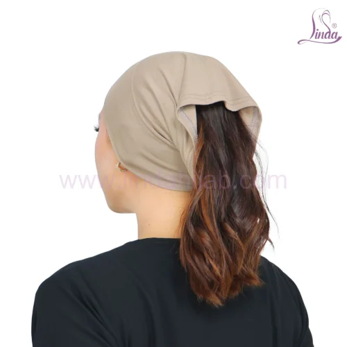 Jersey Ponytail Hijab Undercap – Soft Stretch Tube Turban Cap for Women - Image 3