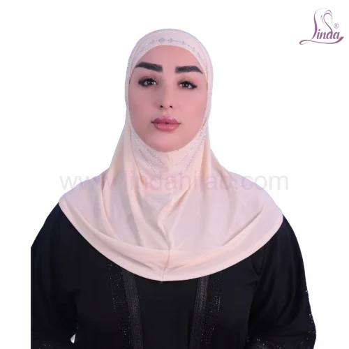 Women’s Instant Hijab – Elegant Lightweight Floral Khimar - Image 3