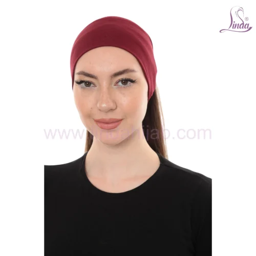 Premium Ponytail Turban Cap – Stretch Jersey Hijab Undercap - Image 7
