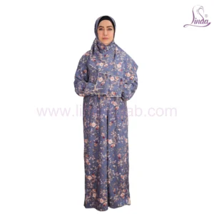 WOMEN'S PREMIUM PRAYER DRESS WITH HIJAB - FLORAL COLLECTION