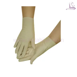 Premium Ivory Elbow-Length Formal Gloves - Classic Elegance