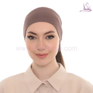 Mocha Brown Tie Back Turban Bandana – Elegant & Comfy