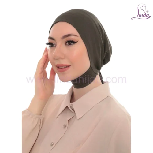 Minimalist Jersey Turban Hijab Cap – Lightweight Stretch Undercap - Image 15