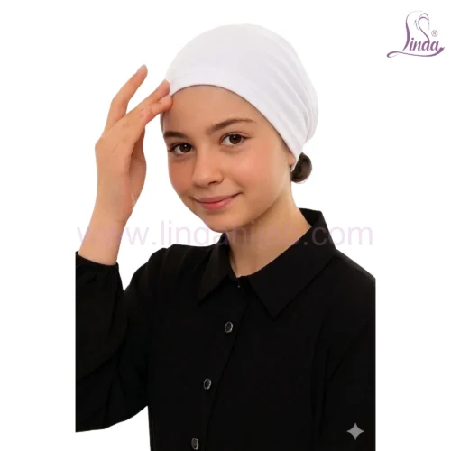 Girls Jersey Turban Cap – Soft Lightweight Hijab Undercap - Image 10