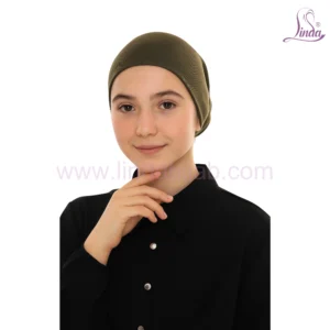 Kids' Ninja Ciput Turban – Olive / Army Green