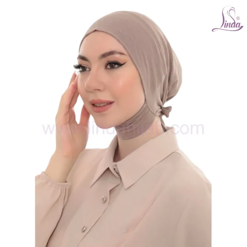Minimalist Jersey Turban Hijab Cap – Lightweight Stretch Undercap - Image 9
