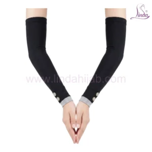 Fashionable Black Arm Sleeves for Modest Wear