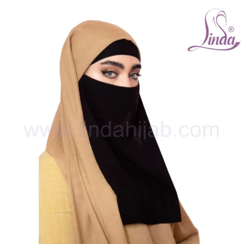Stylish Islamic Niqab with Headband - Modest & Comfortable - Image 4