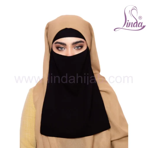 Stylish Islamic Niqab with Headband - Modest & Comfortable - Image 2