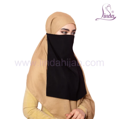 Black Islamic Niqab for Women – Modest Full Coverage - Image 2