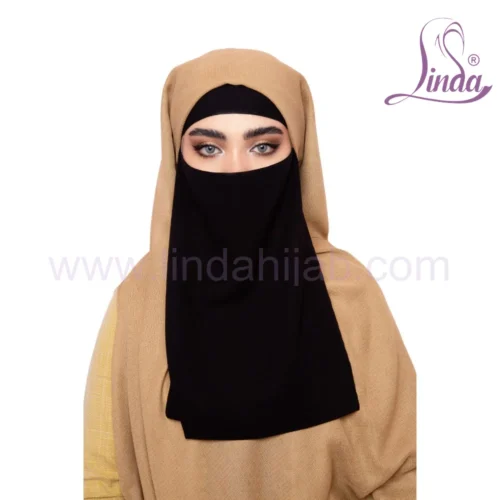 Stylish Islamic Niqab with Headband - Modest & Comfortable - Image 5