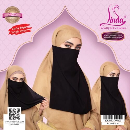 Black Islamic Niqab for Women – Modest Full Coverage - Image 6