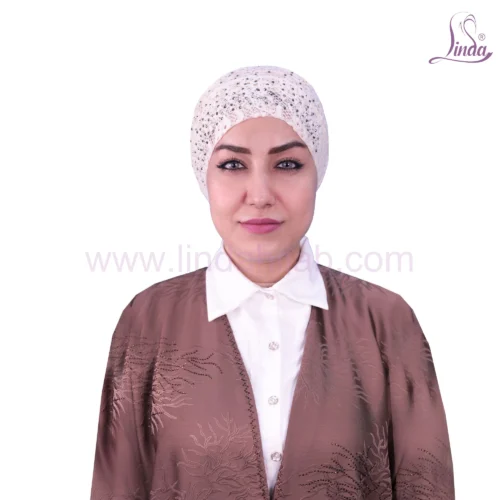 LADIES CRYSTAL LACE TETRON COTTON NECK - Image 2