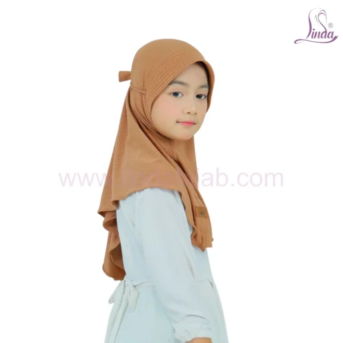 GIRLS TRENDY COTTON CHEETAH [S] HIJAB - Image 2