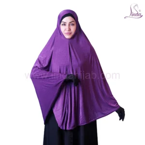 LADIES RAYON ONE PC HIJAB IN VIBRANT PURPLE