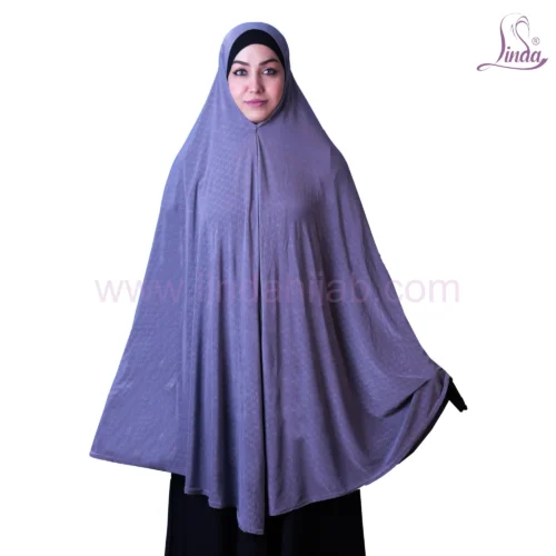 LADIES RAYON ONE PC HIJAB IN SOFT LILAC - Image 2