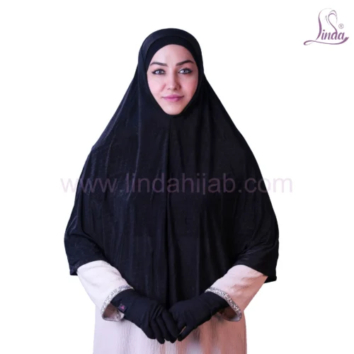Lightweight Black Khimar for Everyday Modesty - Image 3