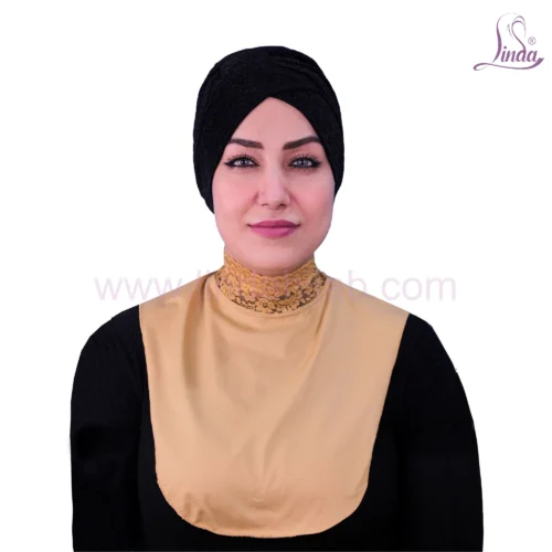 LADIES PLAINE COTTON DANTEL NECK COVER CRYSTAL - Image 2