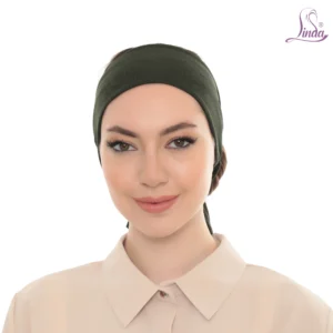 Olive Green Tie Back Turban Headband – Chic & Comfy