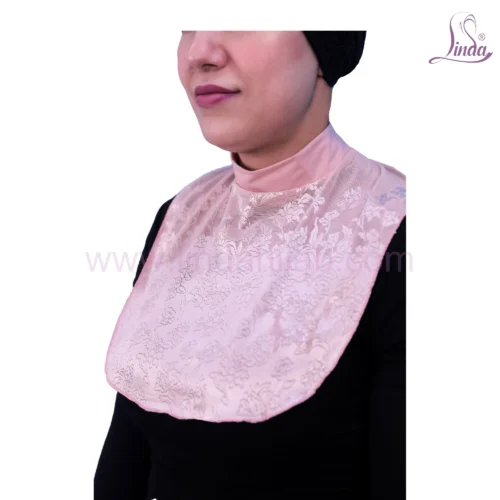 LADIES PLAIN LACE NECK COVER WITH CHEST COVERAGE - BEIGE - Image 2