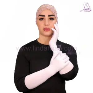 Luxury Cotton Long Gloves for Women - Elegant Style