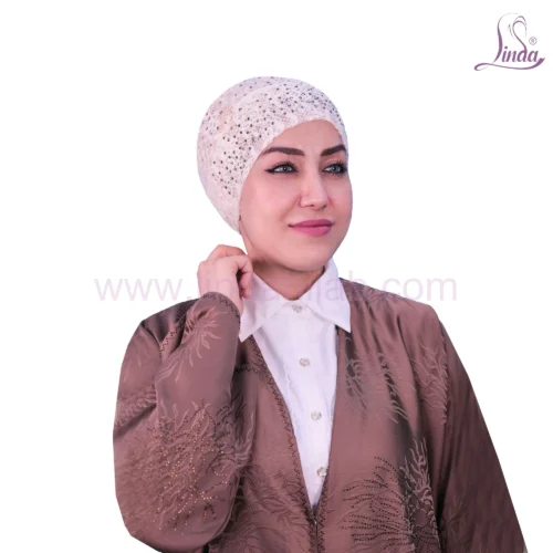 LADIES CRYSTAL LACE TETRON COTTON NECK - Image 3