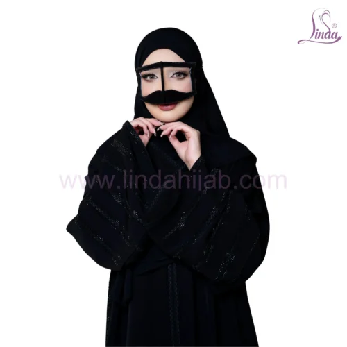 Imperial Black Borqa Linda Premium Ladies Fashion - Image 5