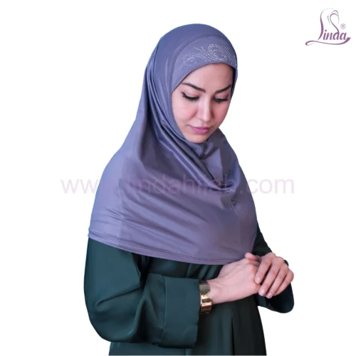 LADIES RAYON ONE PC HIJAB WITH SMOOTH FINISH - Image 2
