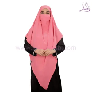 LADIES RAYON ONE PC HIJAB IN SOFT PINK