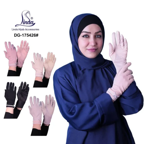 Women's Premium Cotton Gloves with Elastic Cuff - Anti-Slip Palm - Linda Brand - Image 6