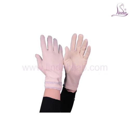 Women's Premium Cotton Gloves with Elastic Cuff - Anti-Slip Palm - Linda Brand - Image 5