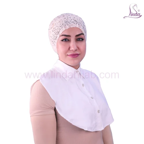 LADIES CRYSTAL LACE TETRON COTTON NECK - Image 4