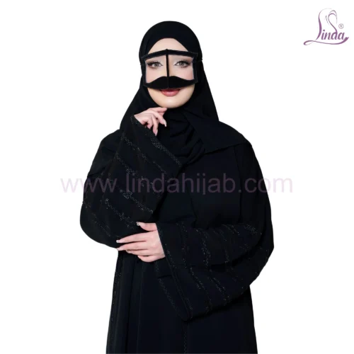 Imperial Black Borqa Linda Premium Ladies Fashion - Image 3