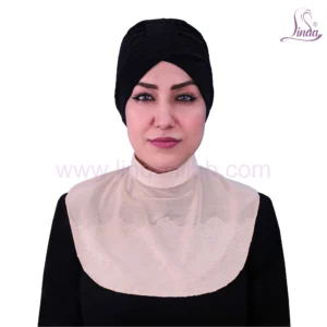 LADIES PLAIN LACE NECK COVER WITH CHEST COVERAGE - BEIGE