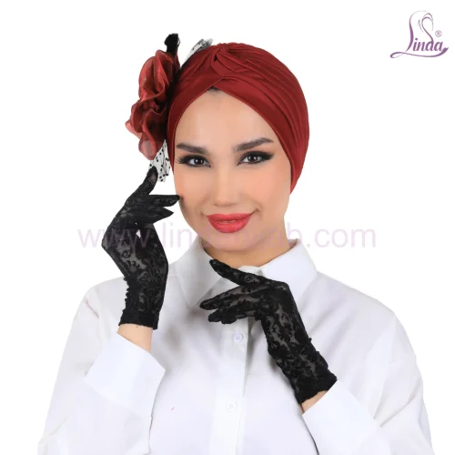 Black Dantel Floral Lace Gloves for Women | Elegant Modest Wear - Image 1