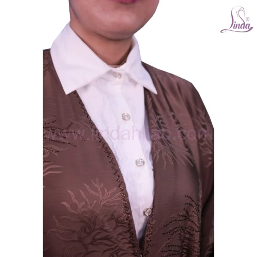 LADIES CRYSTAL LACE TETRON COTTON NECK - Image 5