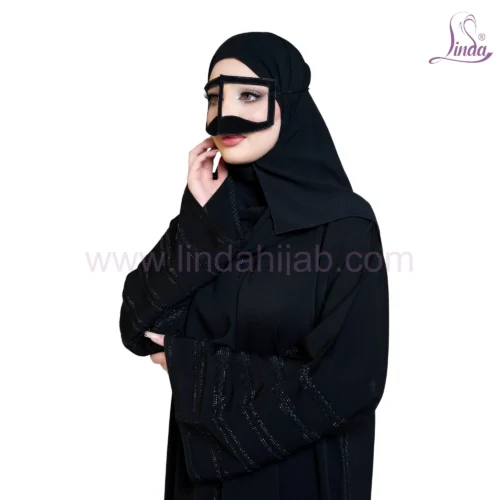Imperial Black Borqa Linda Premium Ladies Fashion - Image 2