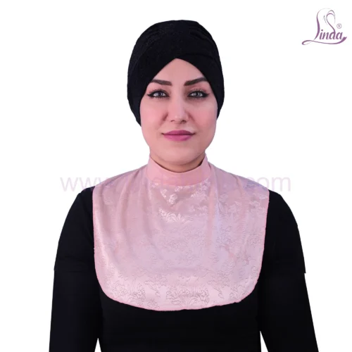 LADIES PLAIN LACE NECK COVER WITH CHEST COVERAGE - BEIGE - Image 5