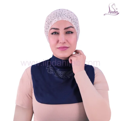 LADIES PLAIN COTTON WITH STONE NECK COVER - OLIVE - Image 6