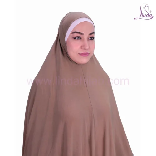 LADIES RAYON ONE PC HIJAB WITH LACE TRIM AND TASSEL DETAILING - Image 7