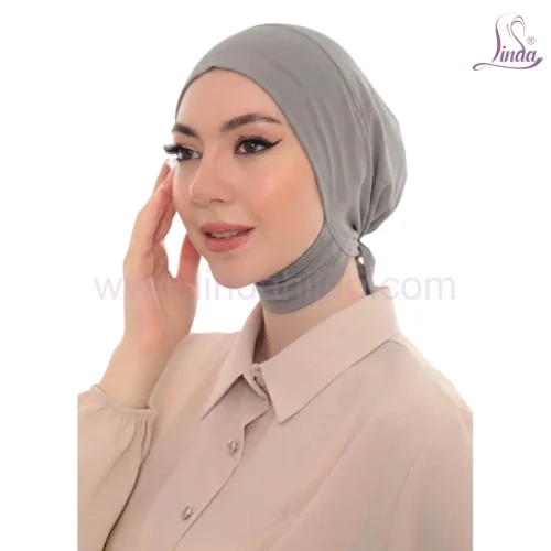 Minimalist Jersey Turban Hijab Cap – Lightweight Stretch Undercap - Image 7