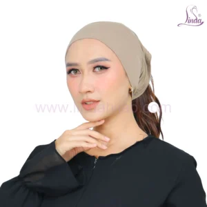 Jersey Ponytail Hijab Undercap – Soft Stretch Tube Turban Cap for Women