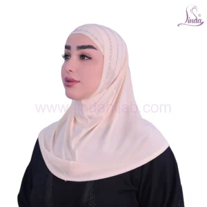 Women’s Instant Hijab – Elegant Lightweight Floral Khimar