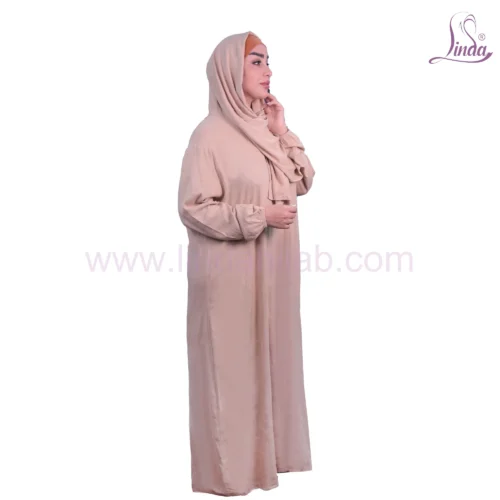 Premium Brown Islamic Prayer Dress for Women | 50% Off - Image 3