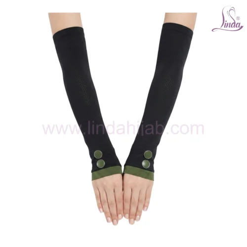 Fashionable Black Arm Sleeves for Modest Wear - Image 3