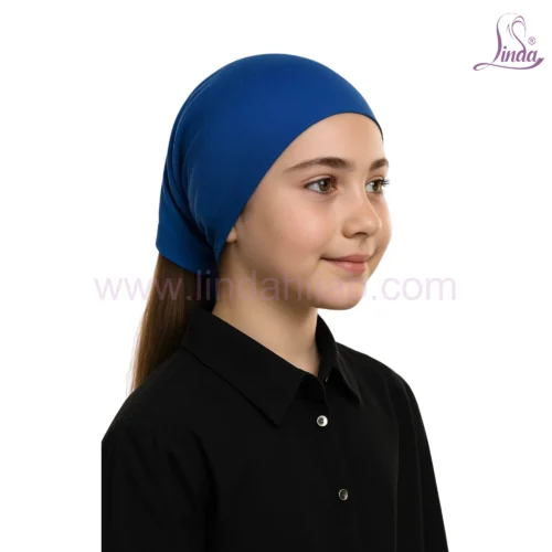 Kids Ninja Ciput Turban – Bold Royal Blue - Image 2