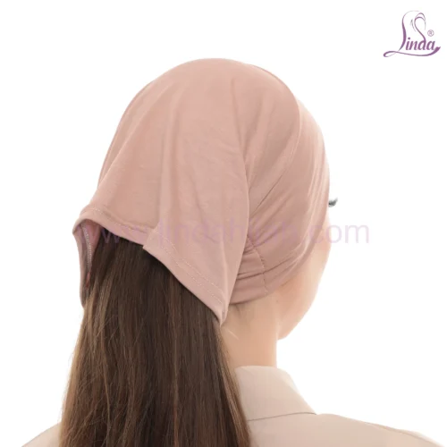 Dusty Rose Tie Back Bandana Turban – Soft & Stylish Fit - Image 4