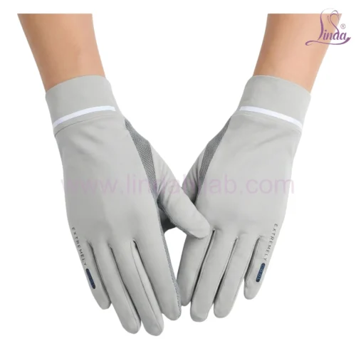 Lace-Trimmed Bridesmaid Formal Gloves - Image 3