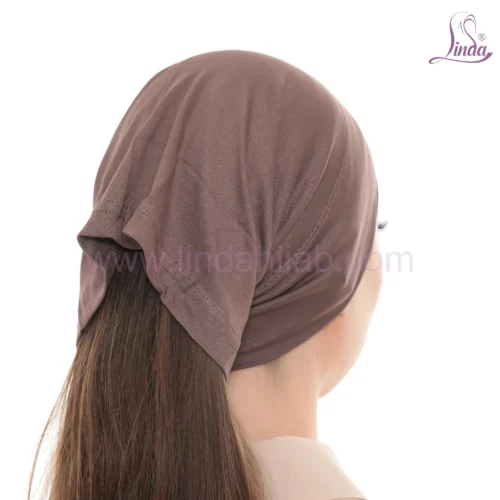 Mocha Brown Tie Back Turban Bandana – Elegant & Comfy - Image 4